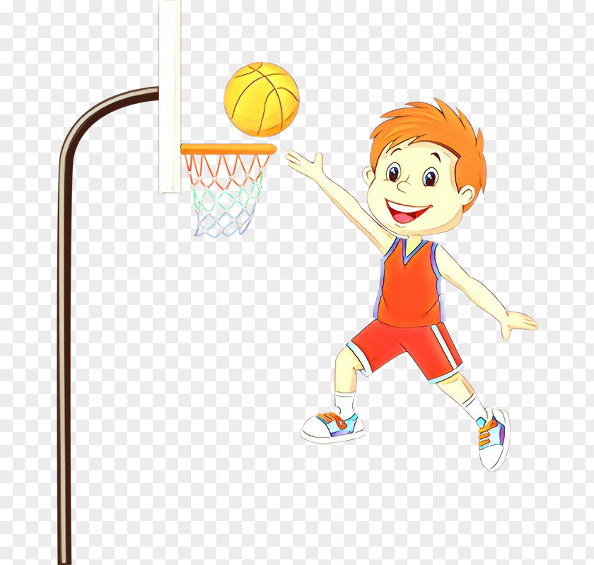 Team Sport Throwing A Ball Basketball Hoop Player Cartoon Volleyball PNG