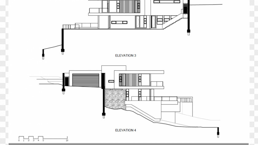 Building Elevation Architecture Technical Drawing Facade PNG