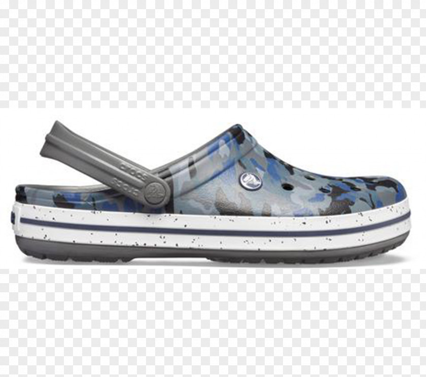 Crocs Clog Shoe Gray Crocband Graphic III Adult CROCBAND CAMO PNG