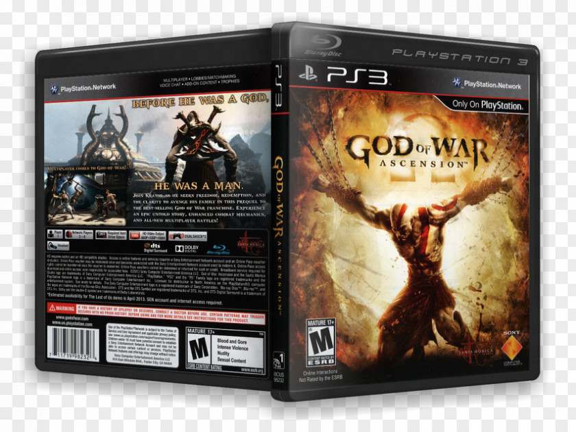 God Of War War: Ascension III PlayStation 2 PNG