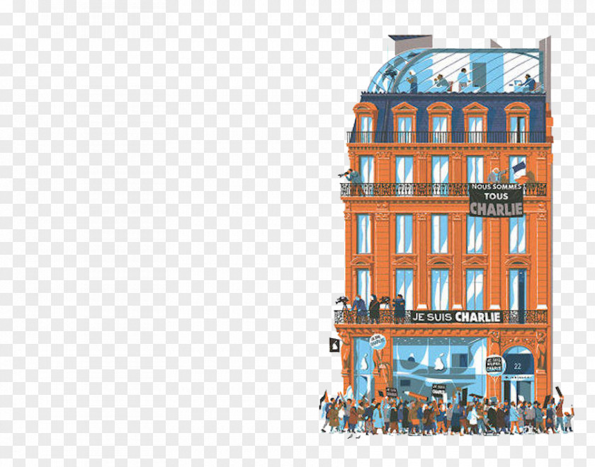 Paris Building Painted 750 Years In Illustrator Architecture Illustration PNG