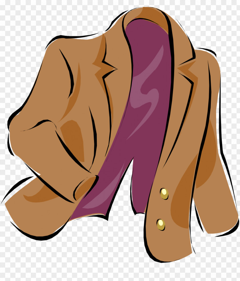 Suit Overcoat Color Line Art Clip PNG