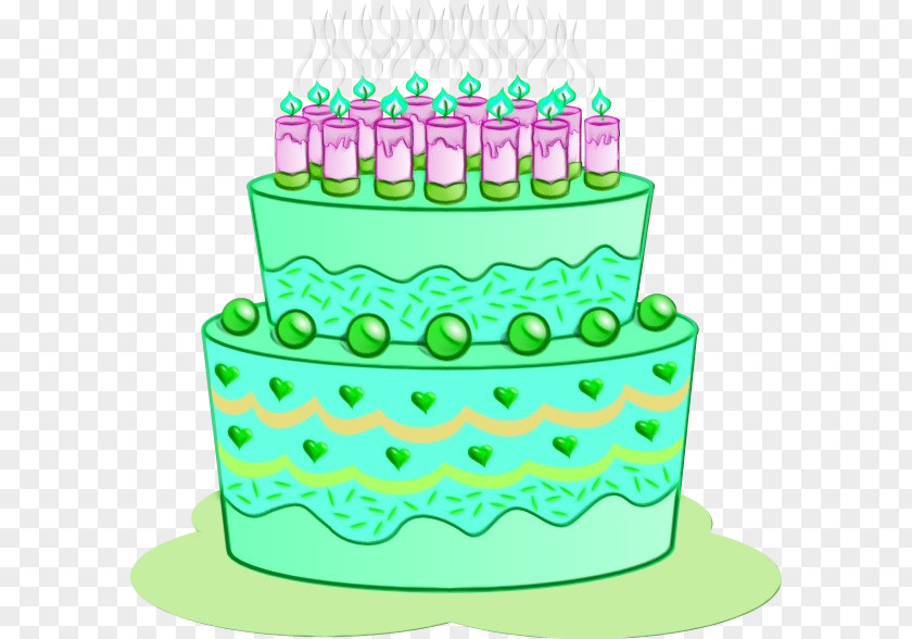 Cuisine Cream Cartoon Birthday Cake PNG