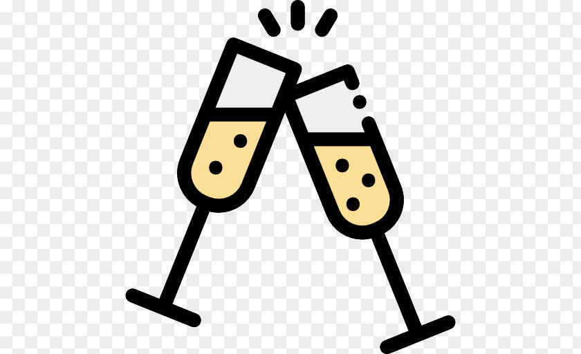 Toast Champagne Glass Drink Party PNG