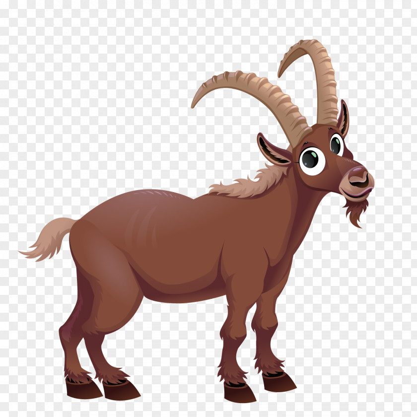 Vector Old Goat Deer Royalty-free Illustration PNG