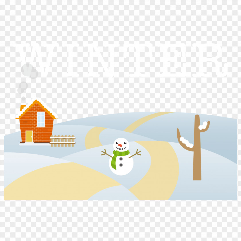 Winter Fantasy Snowman Decorative Pattern PNG