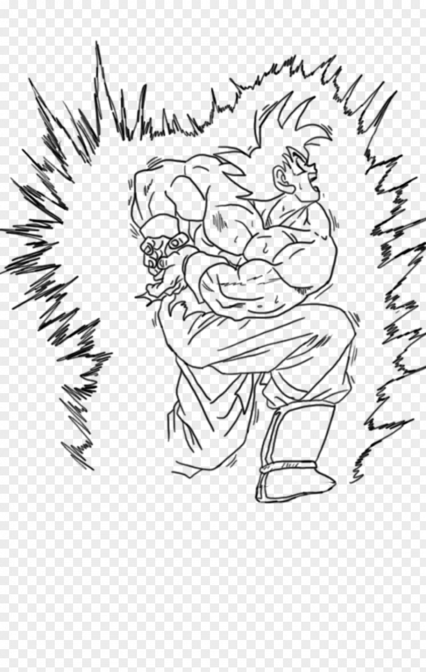 Goku Line Art Gohan Vegeta Drawing PNG