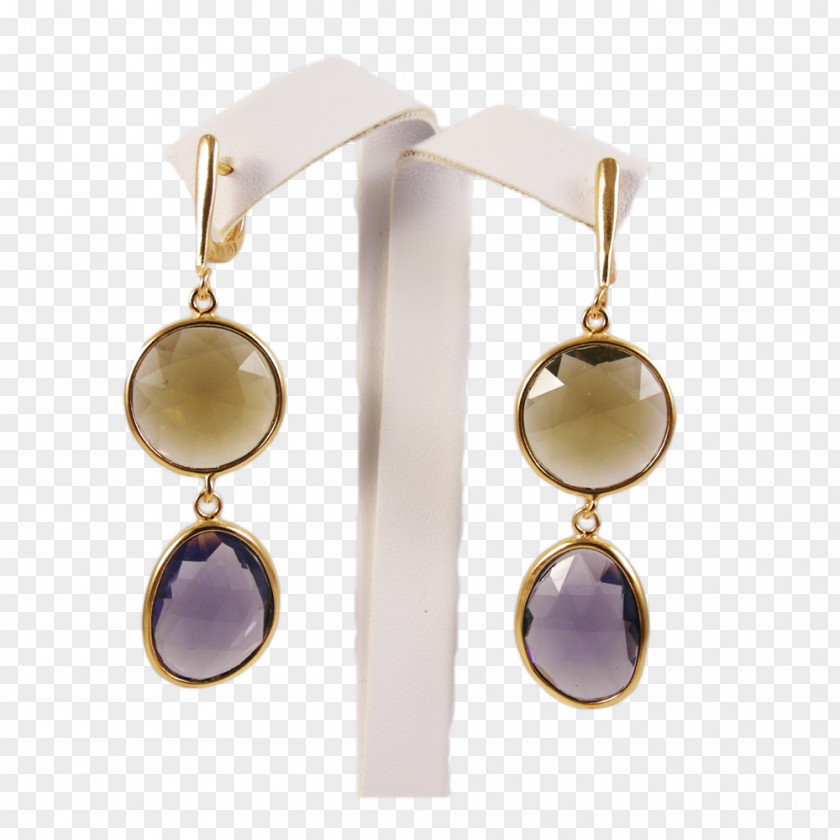 Jewellery Amethyst Earring Pearl Purple PNG