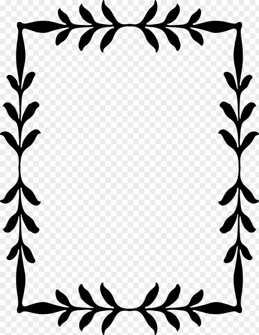 Leaf Border Branch Tree Clip Art PNG