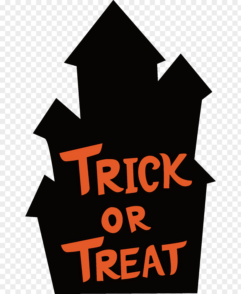 Logo Text Haunted House Halloween PNG