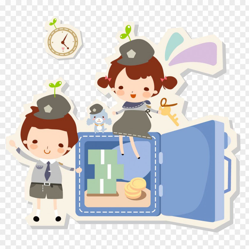 Open The Refrigerator Cartoon Children Child PNG