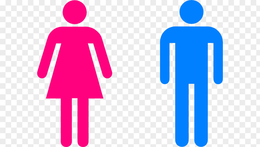 Pictures Of A Man And Woman Bathroom Toilet Hall Clip Art PNG