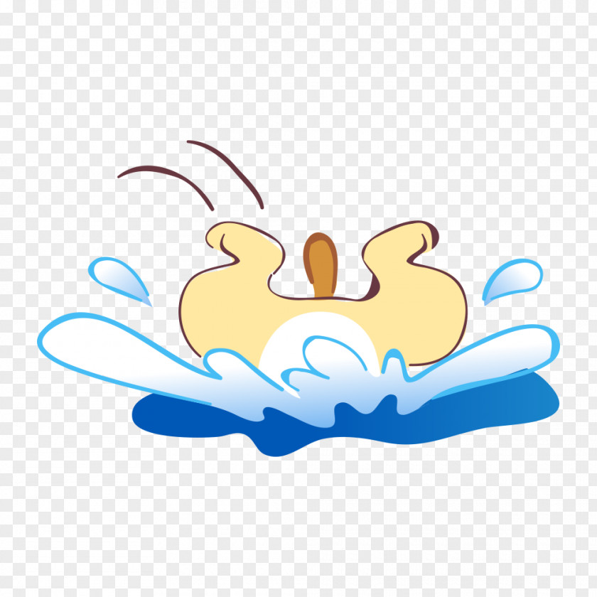 Puppy Goes For A Swim Shuili Clip Art PNG