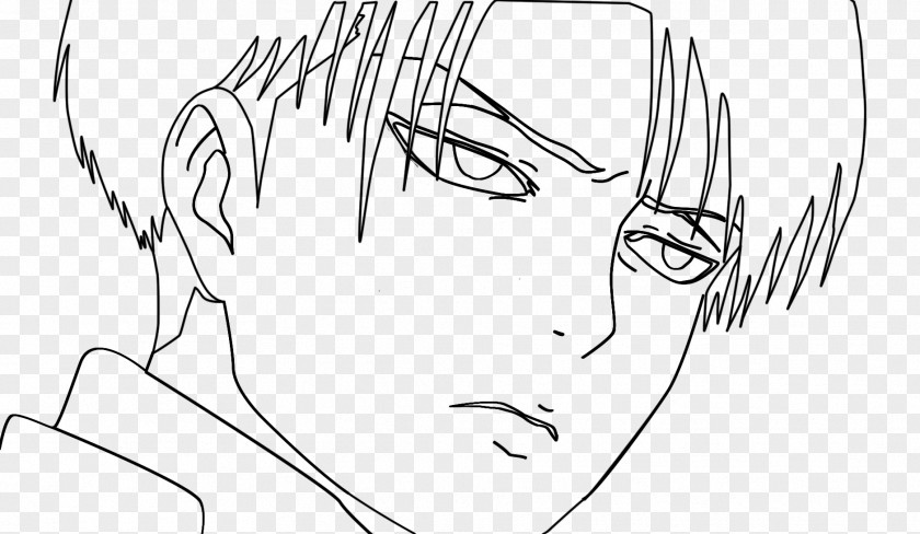 Aot Drawing Levi Mikasa Ackerman Line Art Eren Yeager PNG