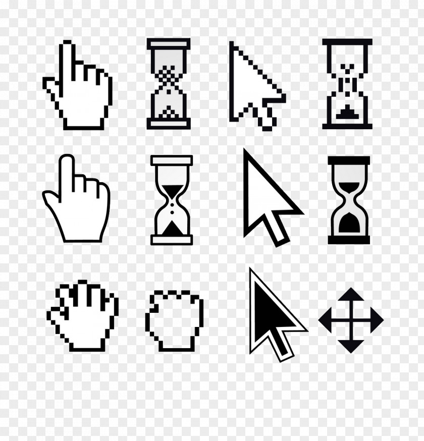 Computer Mouse Cursor Pointer Hand PNG