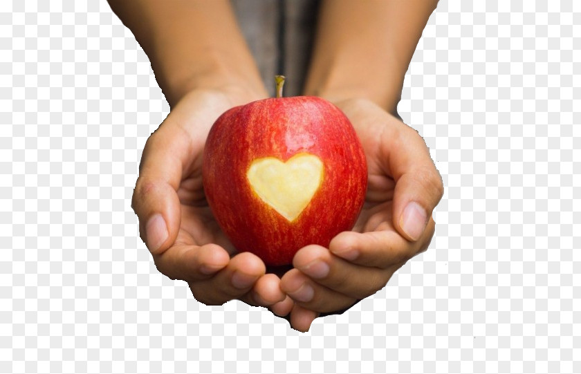 Creative Apple Heart Cardiovascular Disease Health Wallpaper PNG