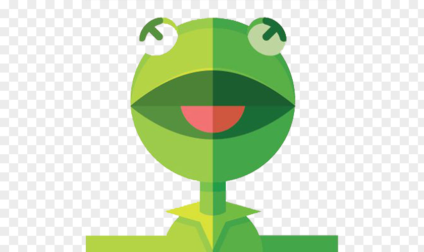 Green Frog Kermit The Adobe Illustrator Illustration PNG