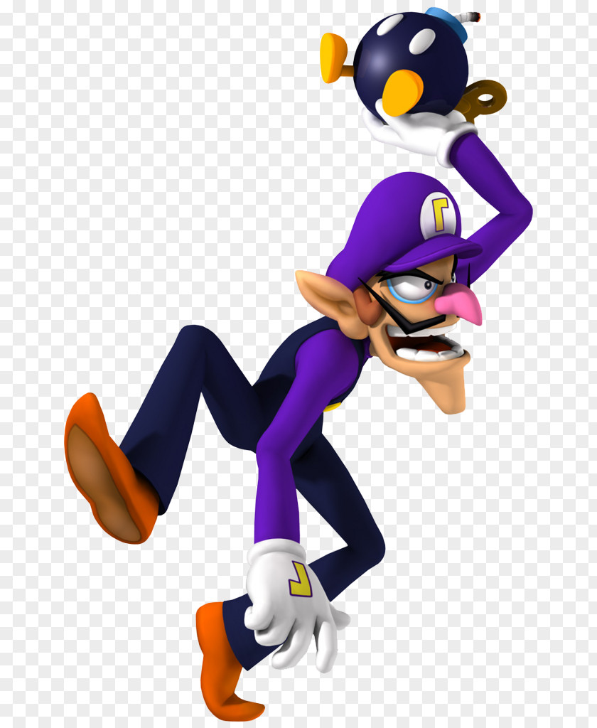 Luigi Waluigi Super Mario Bros. Party 8 PNG