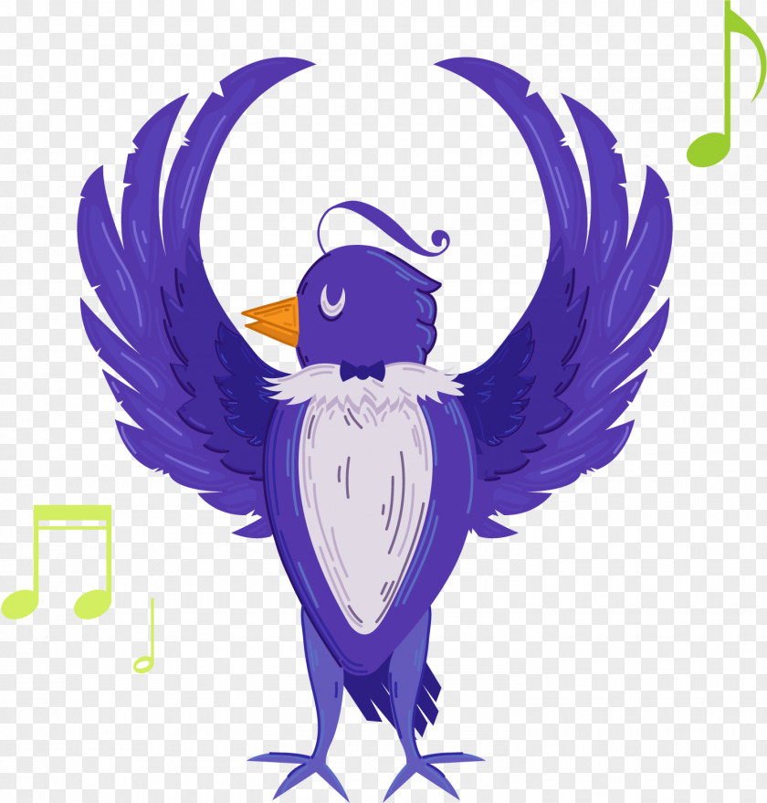 Vector Singing Birds Bird Parrot Illustration PNG