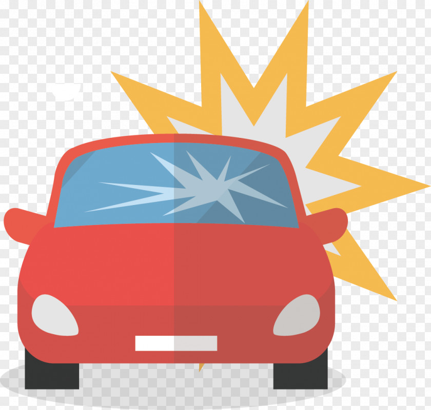 Vector Traffic Accident Collision Car PNG