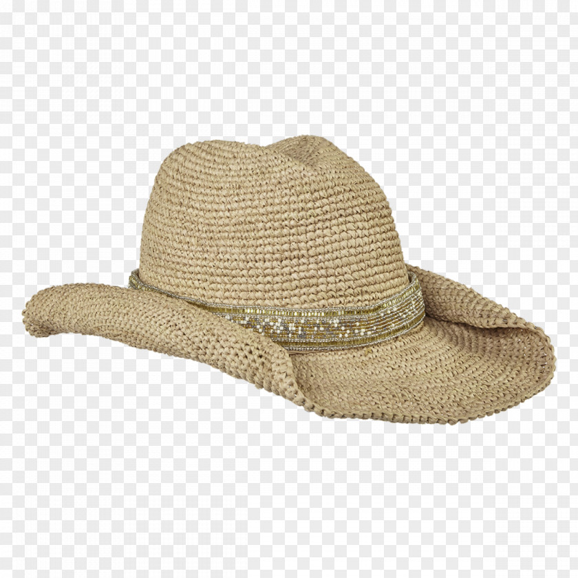 Cowboy Accessories Sun Hat Beige PNG