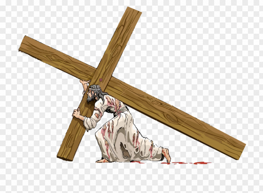 Jesus Easter Christian Cross Cristo Llevando La Cruz Crucifixion PNG