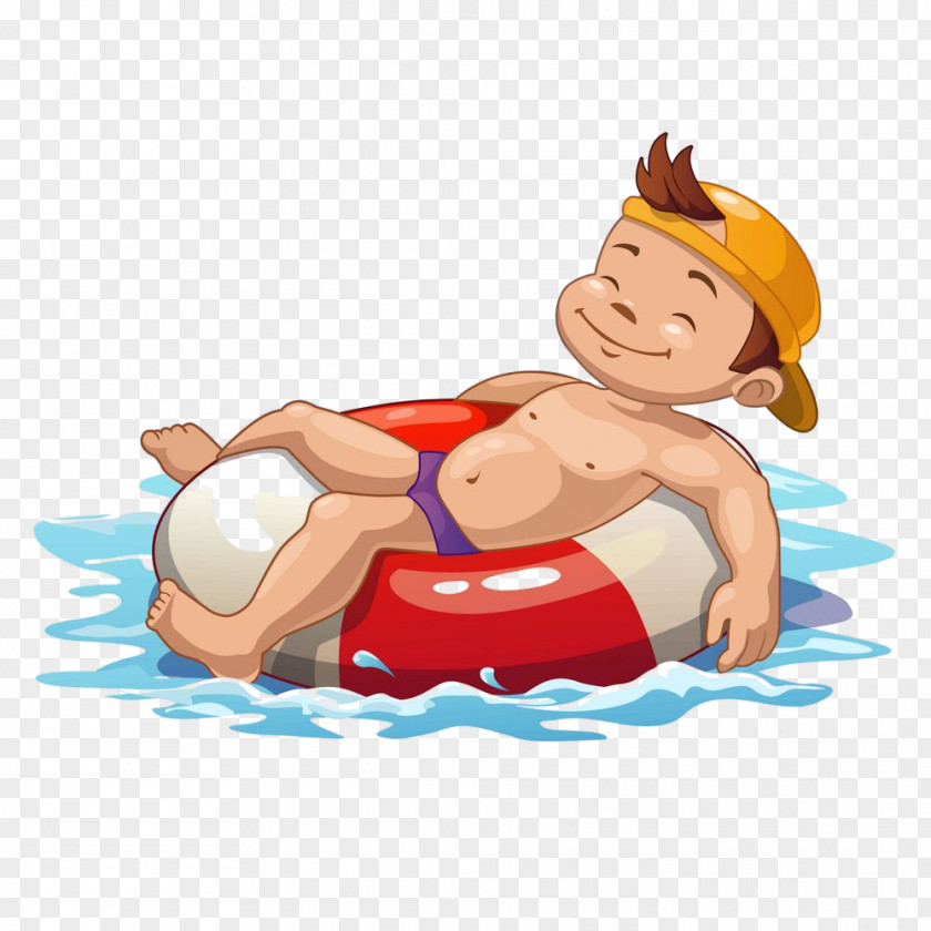 Swimming Animation Cartoon Muscle Recreation PNG