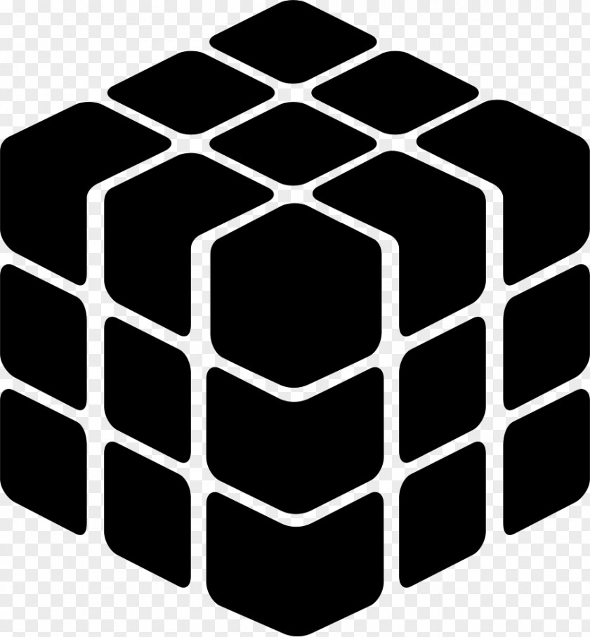 Cube Rubik's Geometry PNG