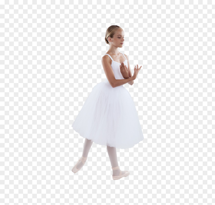 Enfant Tutu Ballet Dancer Costume Wedding Dress PNG