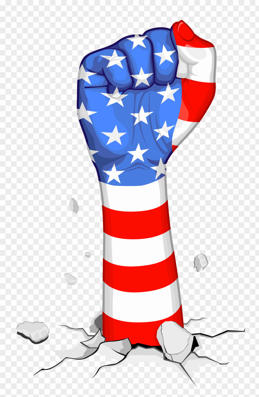 American Fist Flag Decor Clipart Unity Clip Art PNG