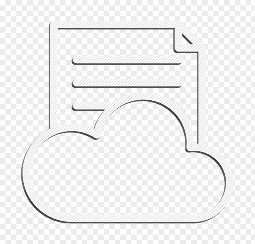Document Icon Cloud Data Online Marketing Elements PNG