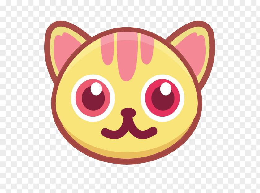 Face Pink Cat Kitten Clip Art PNG