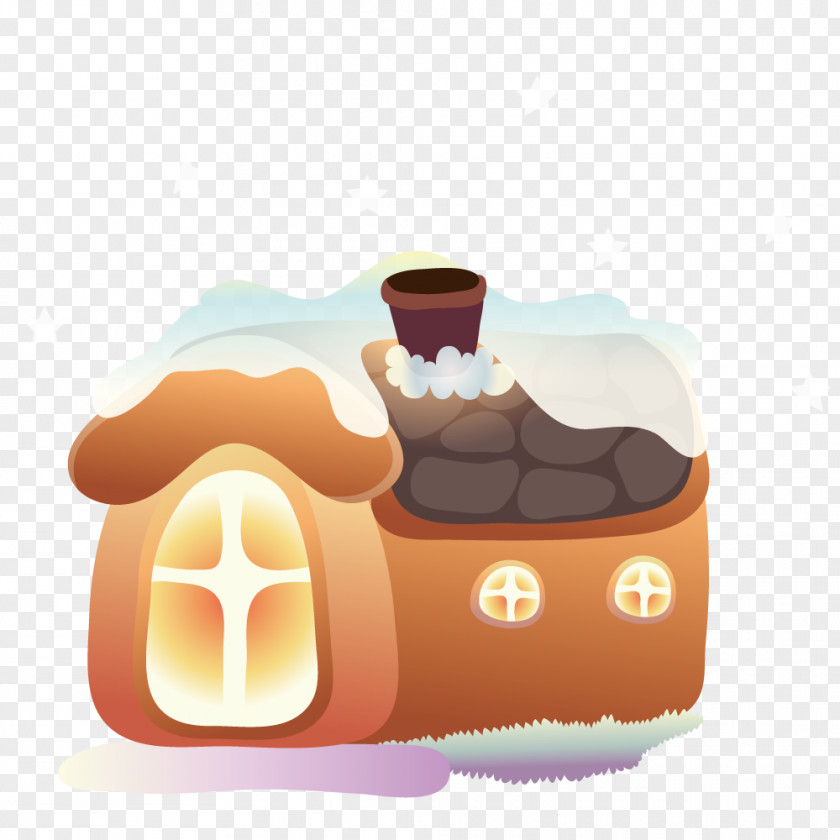 Filled With Snow House Drawing Royalty-free Illustration PNG
