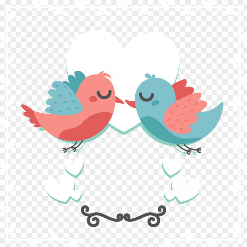 Vector Love Birds PNG