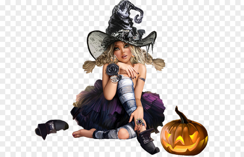 Witch Woman Drawing PNG