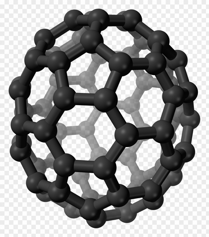 C70 Fullerene Buckminsterfullerene Carbon Hexagon PNG