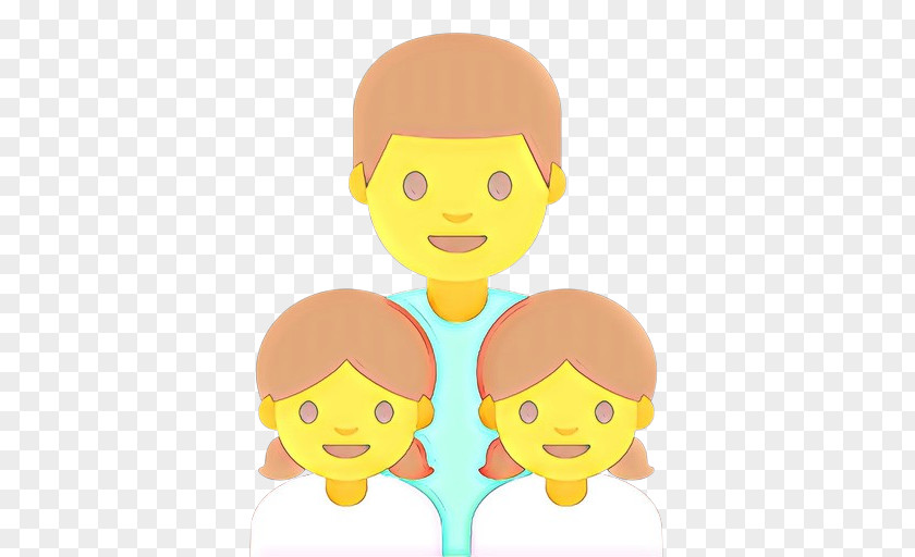 Child Forehead Face Cartoon Head Nose Yellow PNG