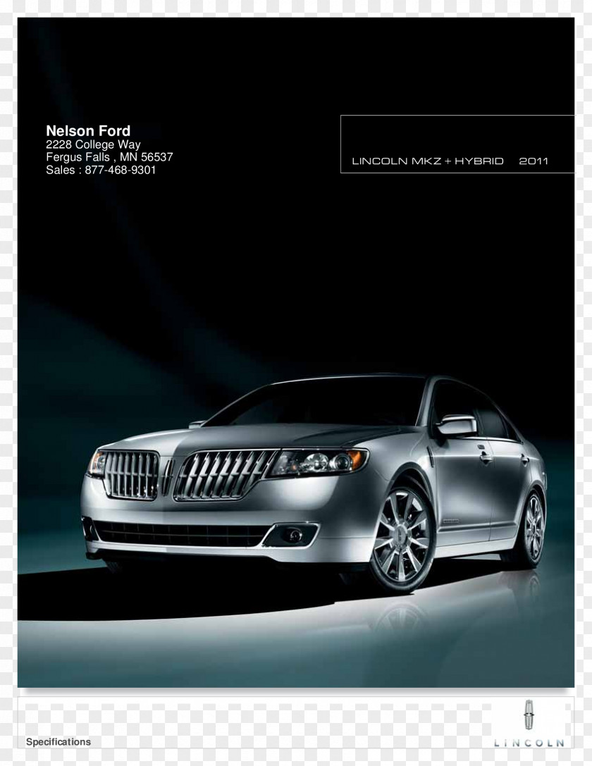Lincoln 2010 MKZ 2011 Hybrid Personal Luxury Car MKX PNG
