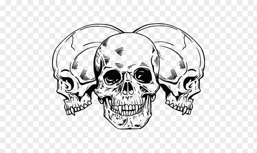 Skull Tattoo Human Symbolism Drawing Skeleton PNG