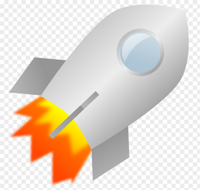 Cartoon Rocket Launch Spacecraft Clip Art PNG
