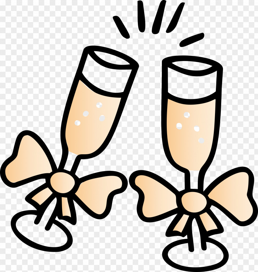 Champagne Party Celebration PNG