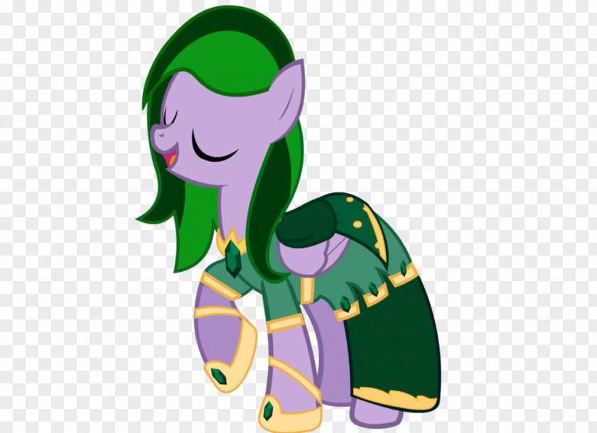 Emerald Vector Pony Green Art PNG