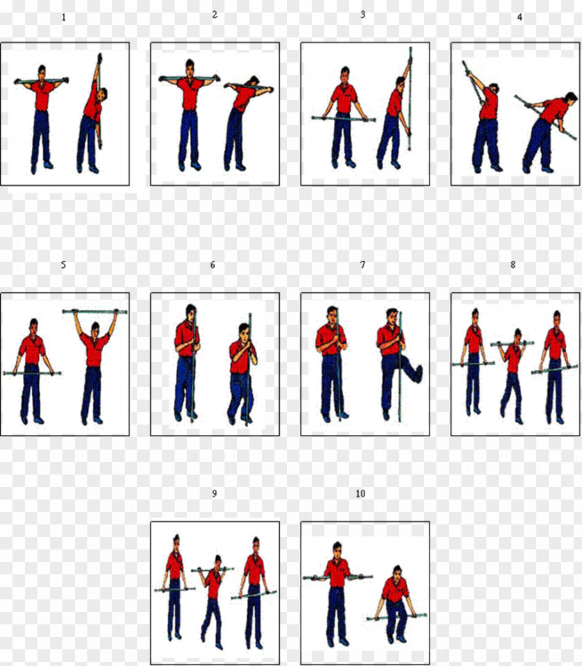 Fitness Movement Chinese Wand Exercise Physical Therapy Balance PNG