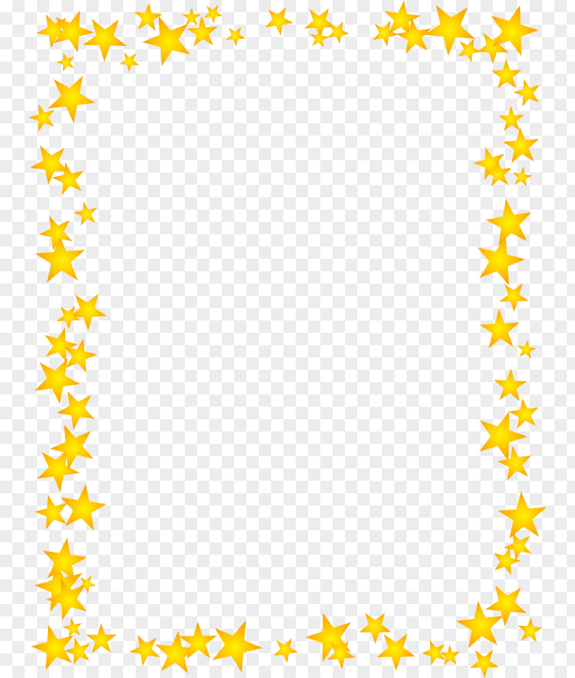 Golden Border Cliparts Star Gold Clip Art PNG