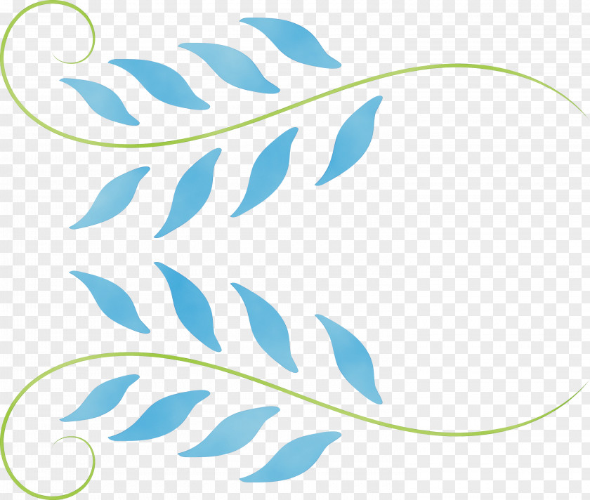 Leaf Logo Green Line Area PNG