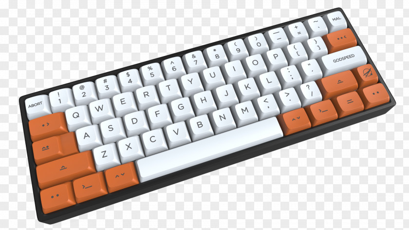 Retrowave Computer Keyboard Space Bar Keycap Numeric Keypads Polybutylene Terephthalate PNG