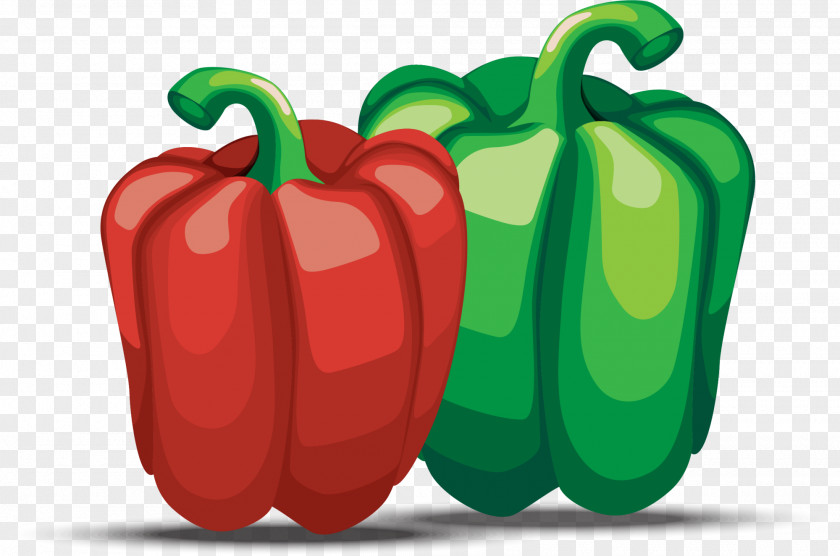 Simple Red Pepper Bell Chili Pimiento PNG