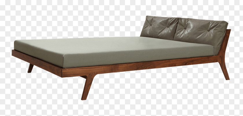 Wooden Platform Bed Base Furniture Mattress Daybed PNG