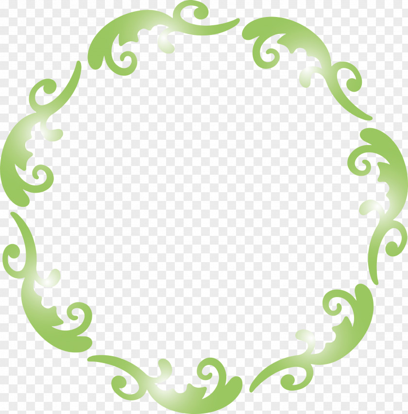 Floral Frame Flower Monogram PNG