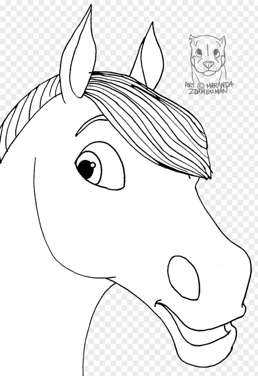 Horsehead Printing Mane Friesian Horse Head Mask Pony Coloring Book PNG